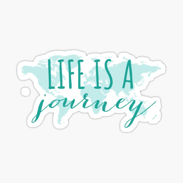 Life's Journey - Clearly Yours - Domed Alphabet Stickers