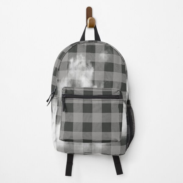 Item preview, Dark Grey Buffalo Plaid & Cloud Pattern designed and sold by Tamas Das.