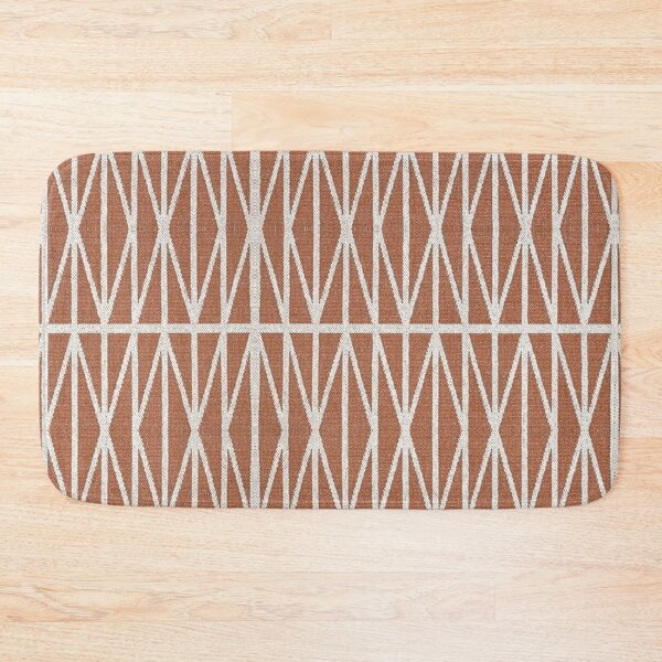 Item preview, Contemporer Orange Diamond Ikat, Scandinavian Ethnic Aztec Pattern designed and sold by MyArt23.