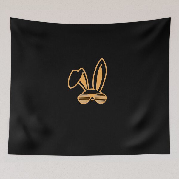 Item preview, Cool Bunny With Glasses - A Rabbit With Glasses in Orange Color Design designed and sold by NECHSTORE.