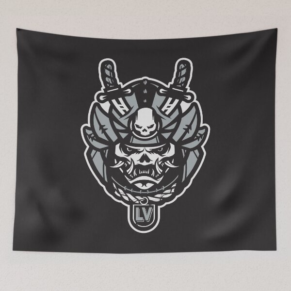 Item preview, Las Vegas Raiders Samurai - Original Design designed and sold by OrganicGraphic.