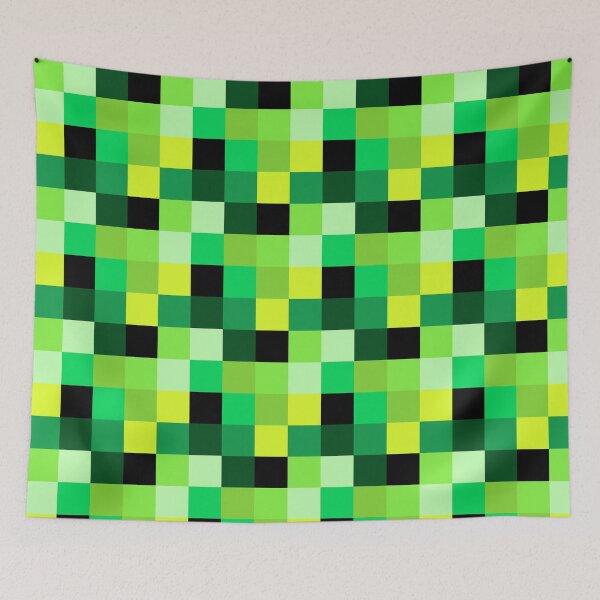 Item preview, Creepy Green Pixels designed and sold by Brittany Lane Allen.
