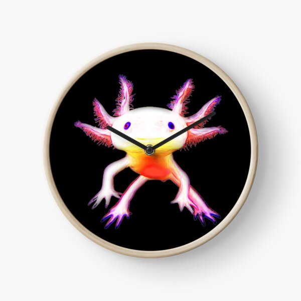 Axolotl Smile Clocks Redbubble