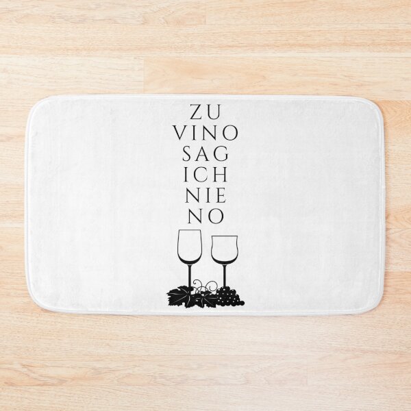 Item preview, Zu vino sag ich nie no designed and sold by CeciLop.