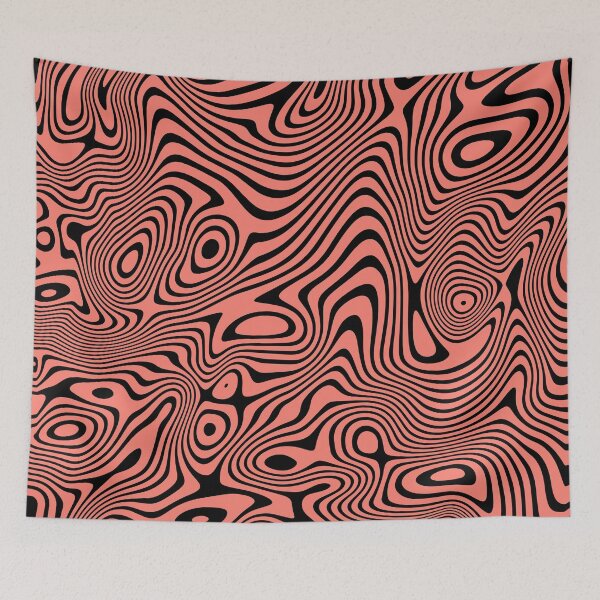 Item preview, Geometric psychedelic ripple pattern #4 designed and sold by Achily.