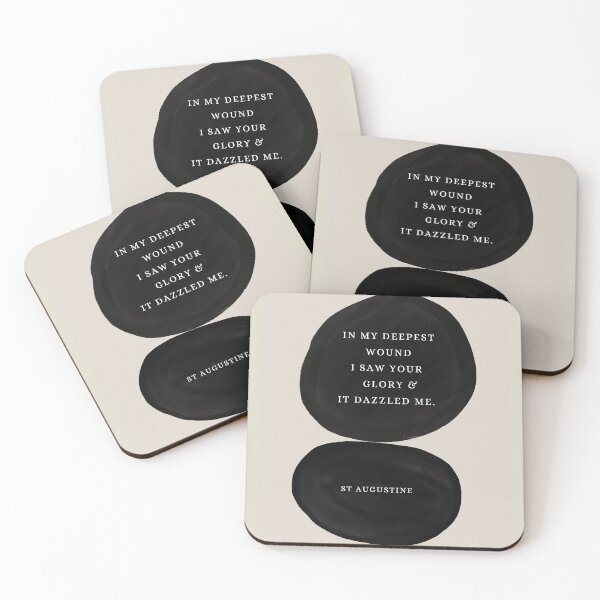 Item preview, Deepest Wound- Augustine quote designed and sold by sskurian.
