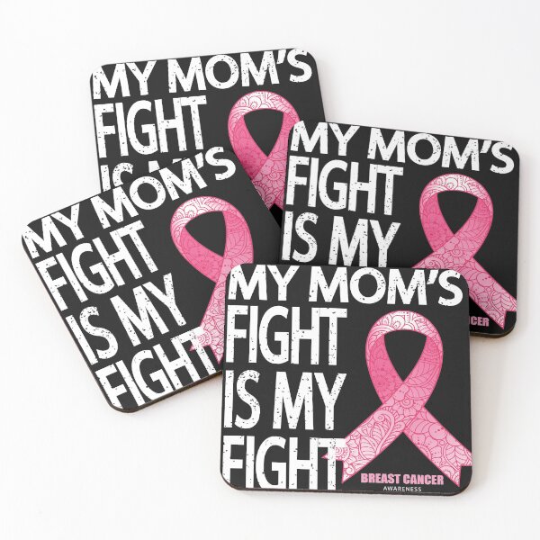 Item preview, My Mom's Fight Is My Fight breast cancer shirt designed and sold by DDIN Design.