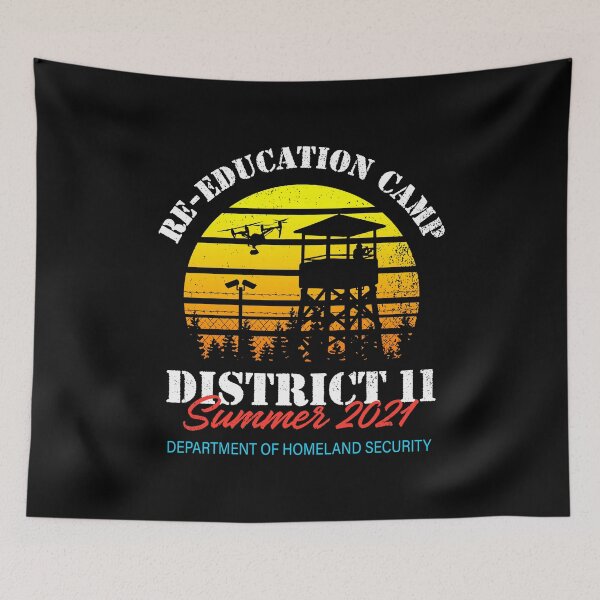 Item preview, Vintage Re-education camp District 11 Summer 2021 Department of homeland security designed and sold by AngelJames.
