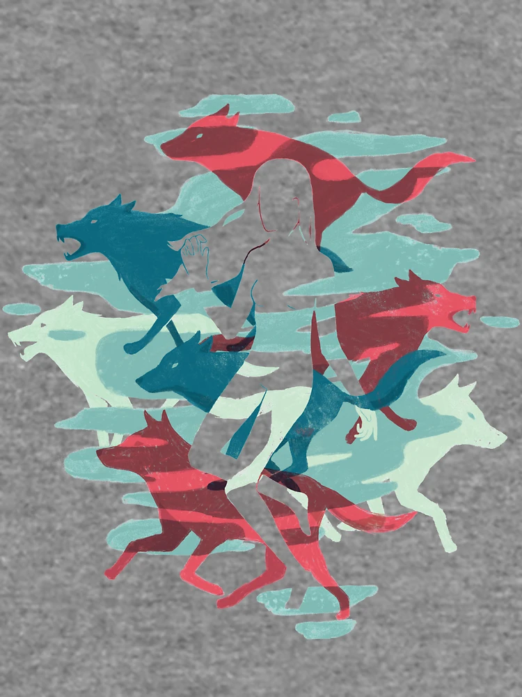 Thumbnail 6 of 6, Lightweight Sweatshirt, Wolves designed and sold by Reno Nogaj.
