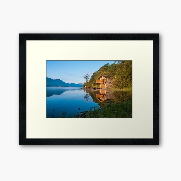 Ullswater Boathouse Framed Art Print