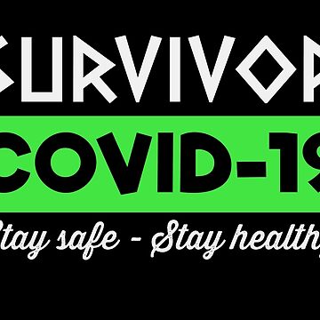 Artwork thumbnail, Survivor Covid-19 (Black) by VkScript