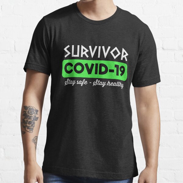 Survivor Covid-19 (Black) Essential T-Shirt