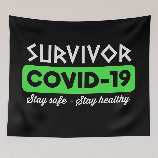 Item preview, Survivor Covid-19 (Black) designed and sold by VkScript.
