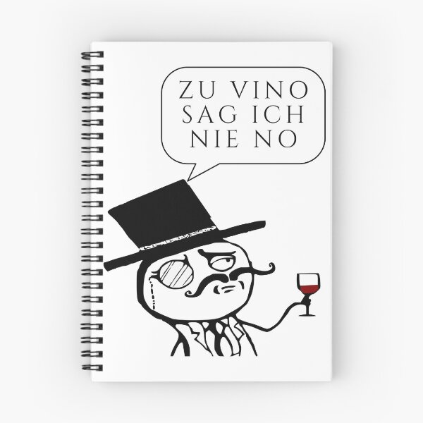 Item preview, Zu vino sag ich nie no designed and sold by CeciLop.