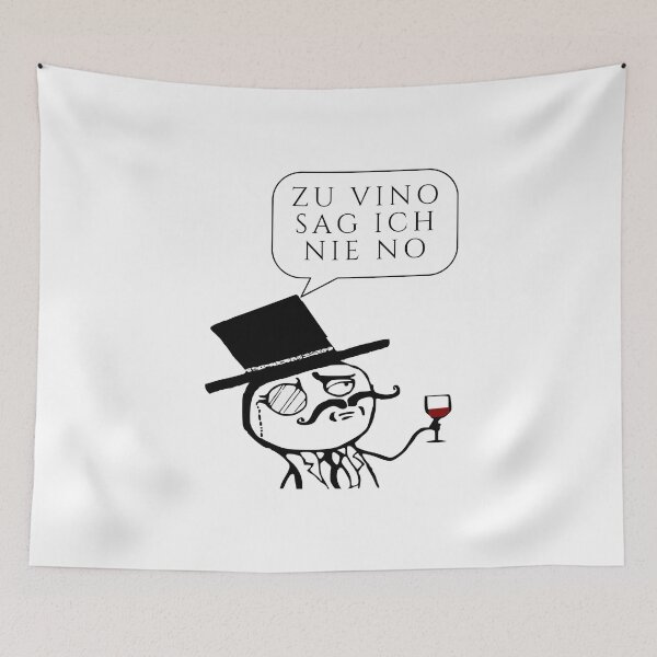 Item preview, Zu vino sag ich nie no designed and sold by CeciLop.