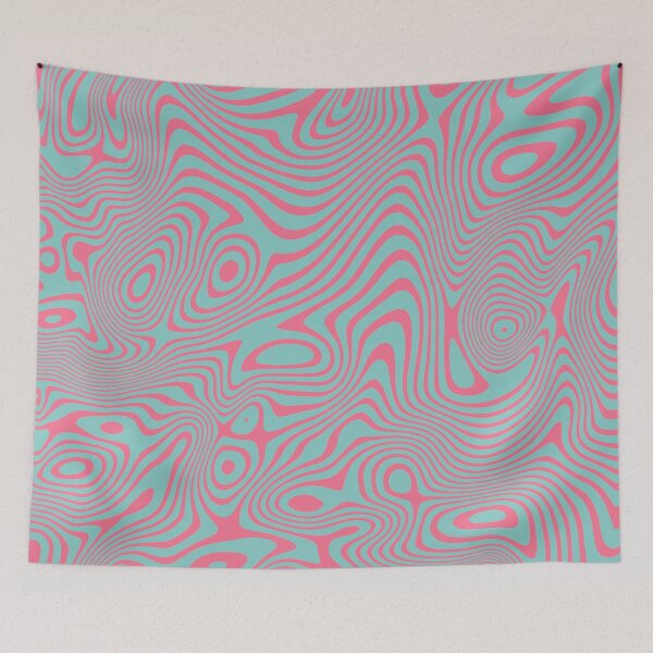 Item preview, Geometric psychedelic ripple pattern #6 designed and sold by Achily.