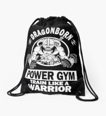 Dragonborn Power Gym Drawstring Bag
