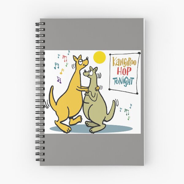 Item preview, Funny cartoon of two kangaroos enjoying dancing together at disco designed and sold by Al Benge.