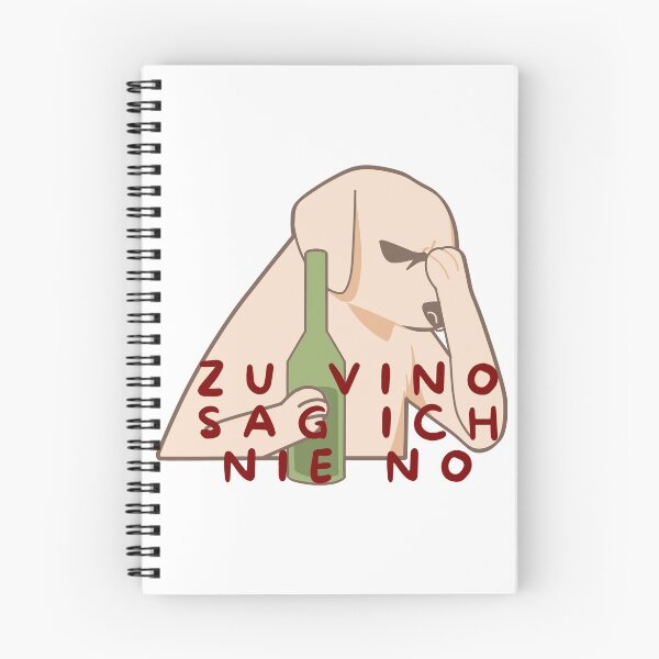 Item preview, Zu vino sag ich nie no designed and sold by CeciLop.