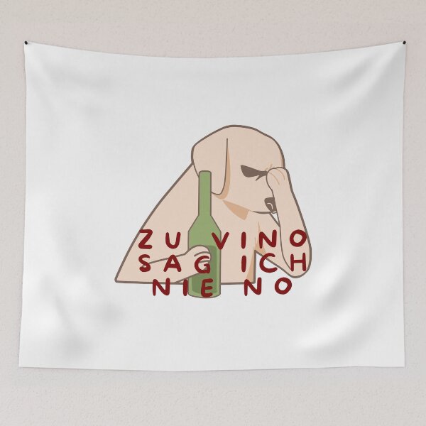 Item preview, Zu vino sag ich nie no designed and sold by CeciLop.