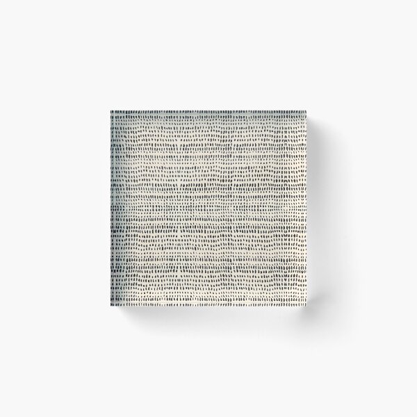 Item preview, Monochrome Abstract Dots Pattern Ethnic Aztec Pattern in Black Beige designed and sold by MyArt23.