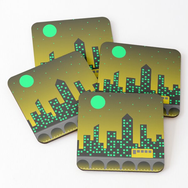 Item preview, City Nights (Yellow) designed and sold by feivours.