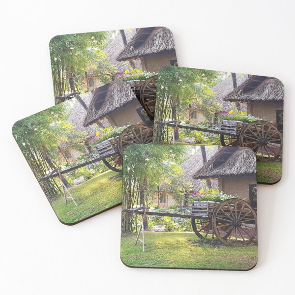 Item preview, Flowers in the Old Wagon on the garden designed and sold by VinBasis.