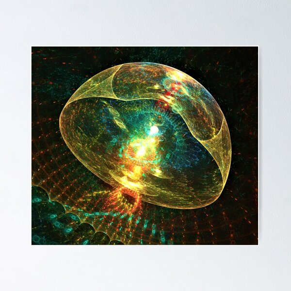 Item preview,  Colourful Jellyfish looks like UFO designed and sold by hoober24.