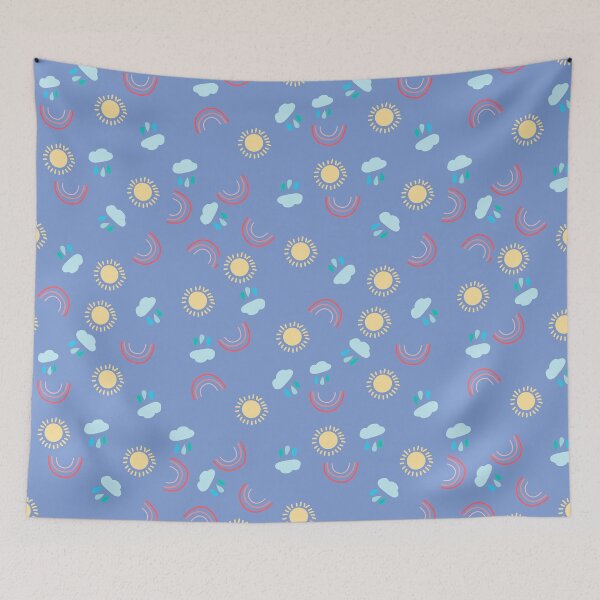 Item preview, Patterns rainbow clouds sun designed and sold by Aleksey888.