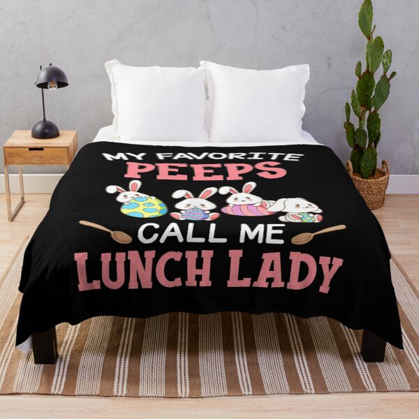 Item preview, My Favorite Peeps Call Me Lunch Lady Bunny Easter Day  designed and sold by FeuFire.