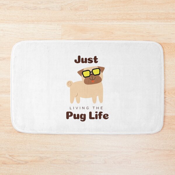 Item preview, Animal dog bp - just living the pug life - funny dog designed and sold by youngdstag.