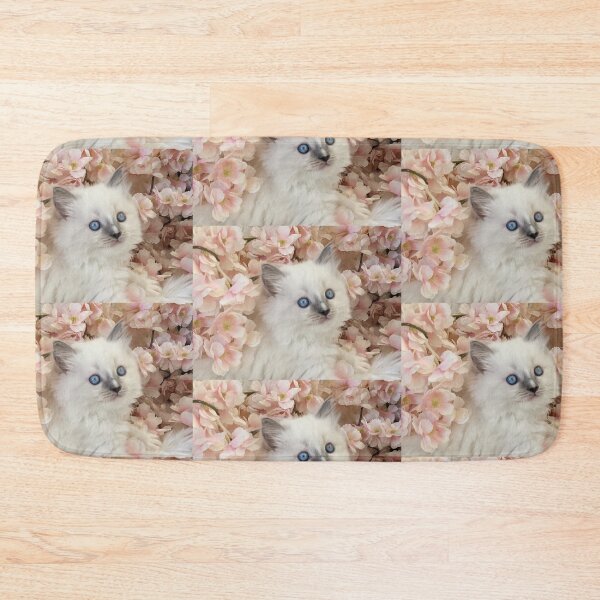 Item preview, Ragdoll kitten cherry blossom designed and sold by Fluffycat2020.
