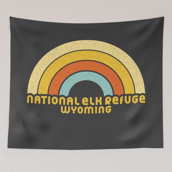 Item preview, Retro National Elk Refuge Wyoming designed and sold by dk80.
