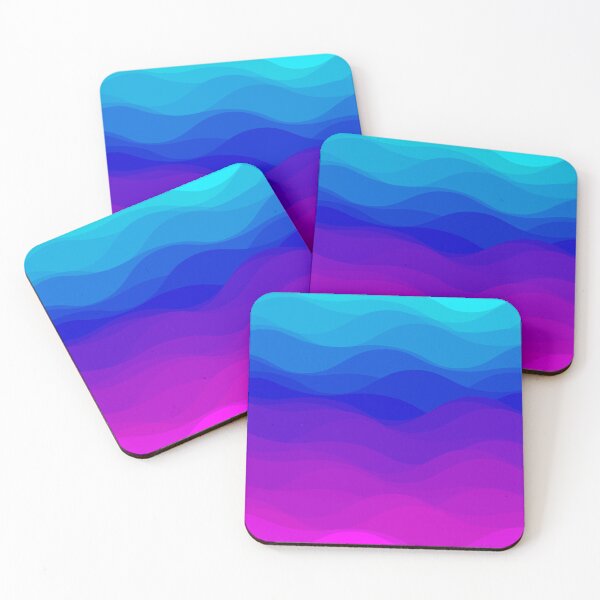 Item preview, Pink to Blue Waves designed and sold by phee-phee.