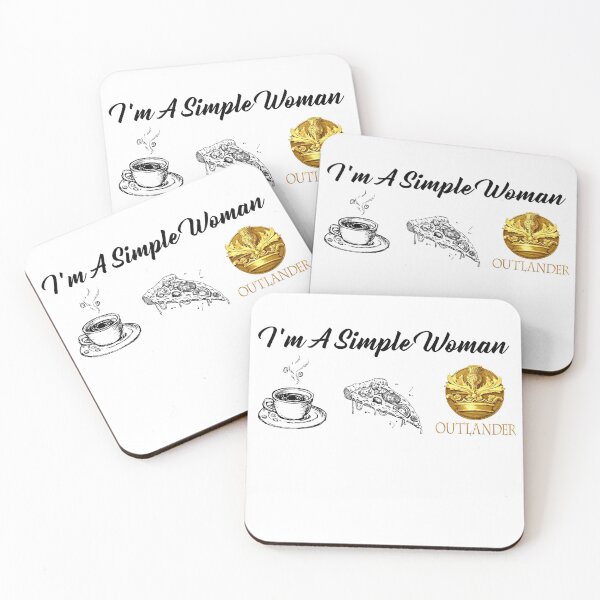 Item preview, I'm A Simple Woman Drink Coffee And Watch Outlander designed and sold by WildJohnson.
