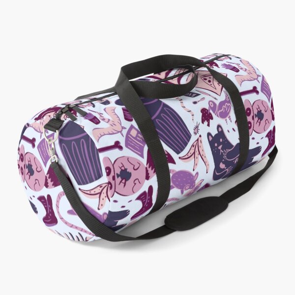 Item preview, Pink Garbage Animals Eating Junk Food Pattern designed and sold by narwhalwall.