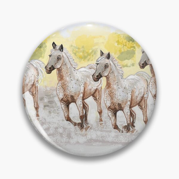 Item preview, Caballos moteados en el polvo designed and sold by dorcas13.