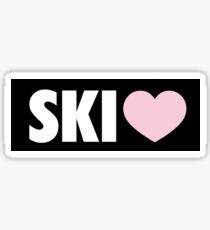 Skiing Sticker