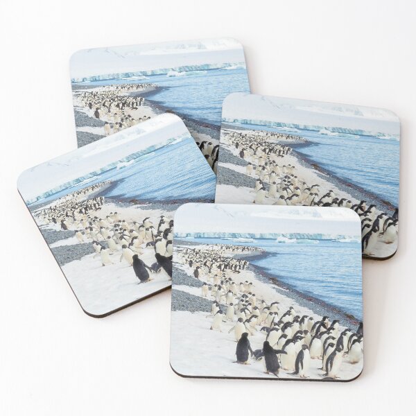 Item preview, Marching Adelies at Brown Bluff, Antarctica designed and sold by scenerymerch.