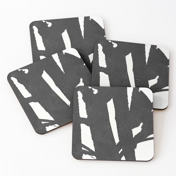 Item preview, Modern elegant Monochrome Black and White Free Hand Abstract Painting designed and sold by MyArt23.