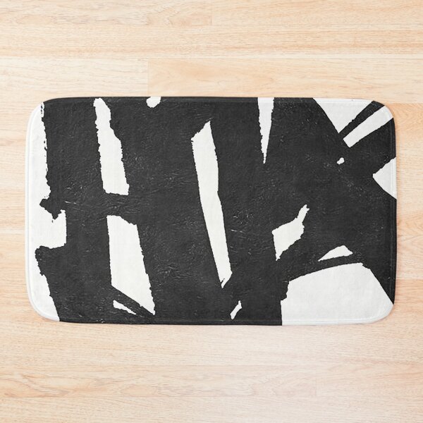 Item preview, Modern elegant Monochrome Black and White Free Hand Abstract Painting designed and sold by MyArt23.