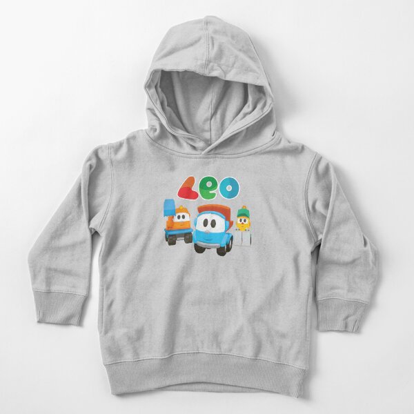 leo the truck, lifty and scoop Toddler Pullover Hoodie