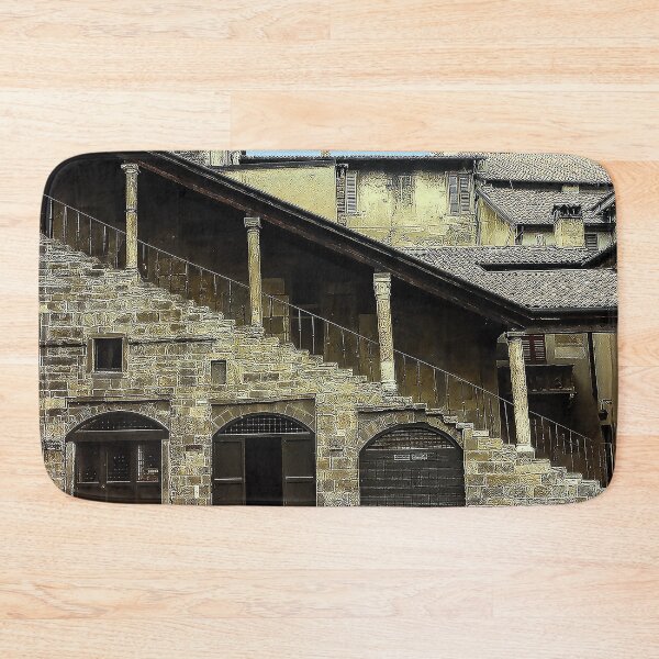 Item preview, Medieval Italian Building in Bergamo- Campanone designed and sold by Retrospun.