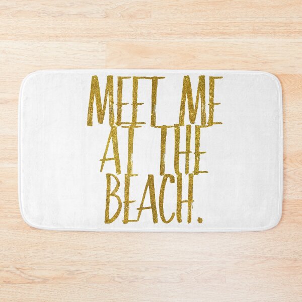 Item preview, Metallic gold inspired coastal quote. designed and sold by SilverSpiral.