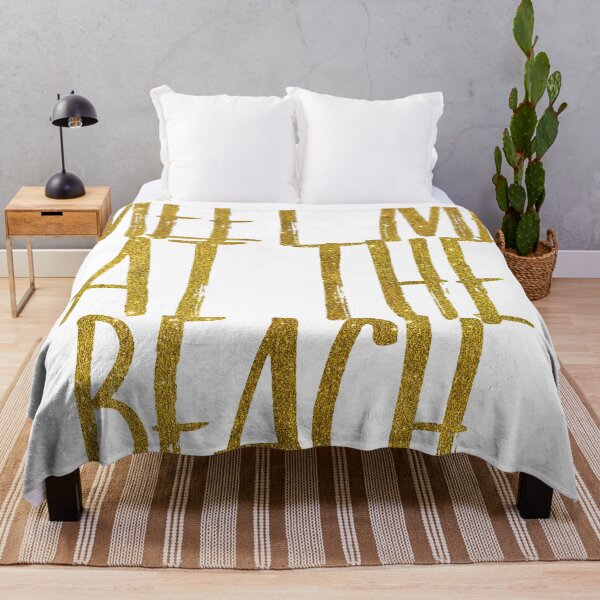 Item preview, Metallic gold inspired coastal quote. designed and sold by SilverSpiral.