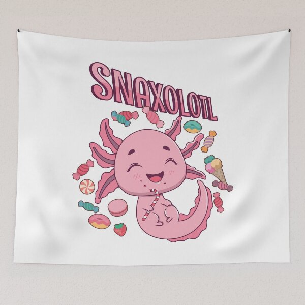 Item preview, Snaxolotl pun designed and sold by GazingNeko.