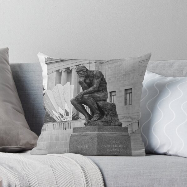 Item preview, The Thinker and The Shuttlecock BW designed and sold by Catherine Sherman.