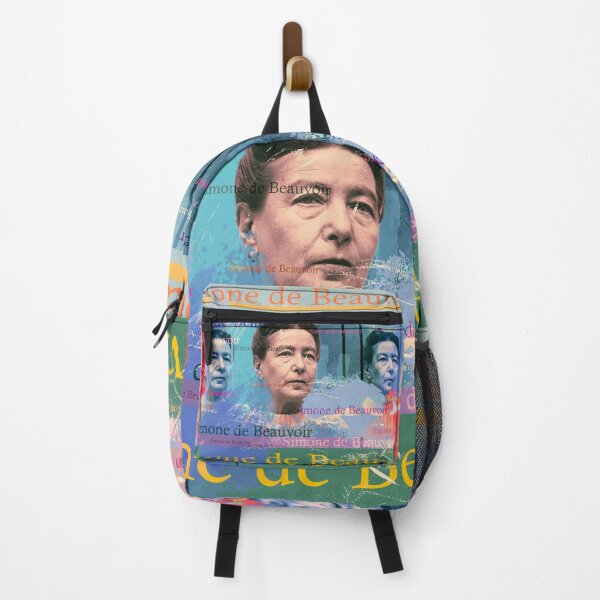 Item preview, Simone de Beauvoir portrait, feminist designed and sold by Mauswohn.