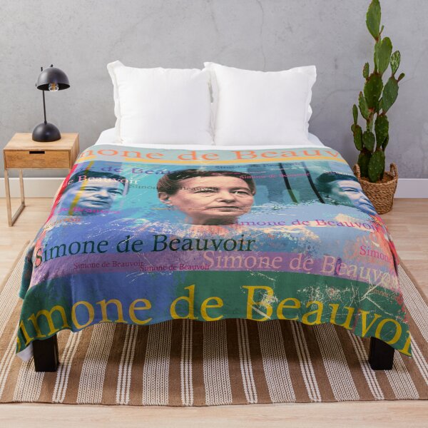 Item preview, Simone de Beauvoir portrait, feminist designed and sold by Mauswohn.