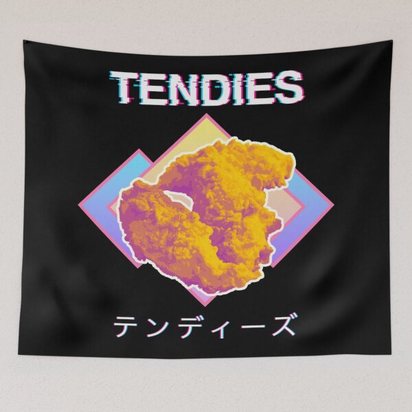 Item preview, Vaporwave Tendies Chicken Tenders Japanese Kanji Shirt designed and sold by nubaca2311.